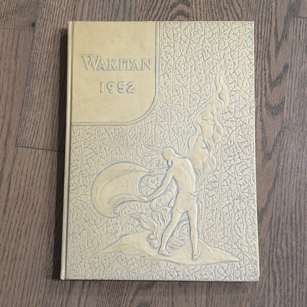Vintage 1952 The Wakitan Central High School Yearbook St Joseph, Missouri